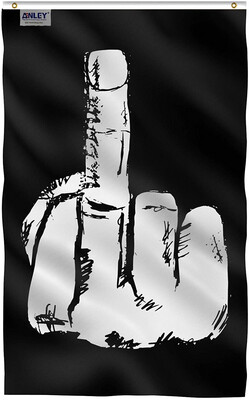 Flags 3X5 Middle Finger