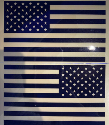 US Flag Decal 2-pk Right/Left