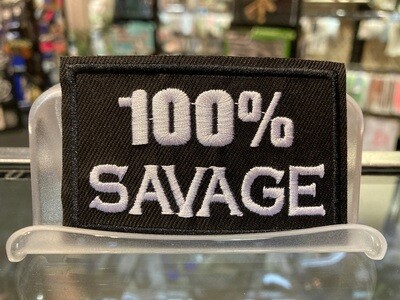 Iron On 100% Savage