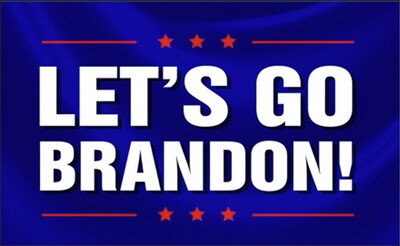 Flags 3X5 Let's Go Brandon Blue