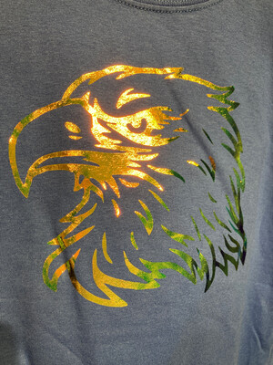 Youth Eagle Head Halo S/S Blue