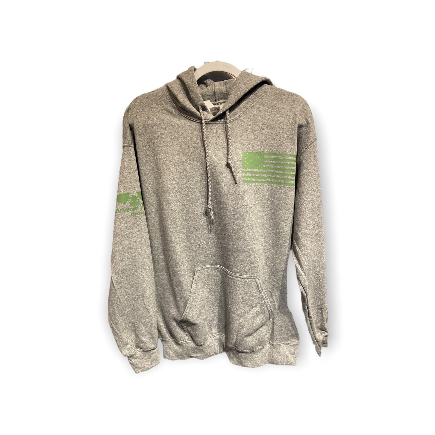 Green Line Hoodie Graphite