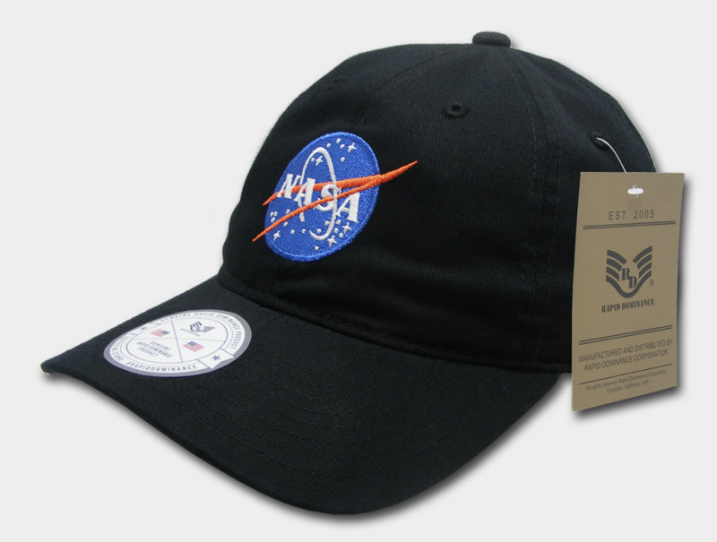 Hats NASA Relaxed Caps, Meatball, Black