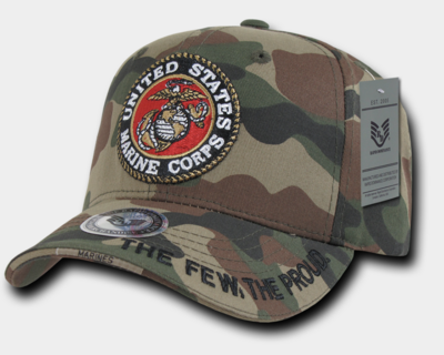 Hats Camo Military Caps, Marine, Woodland