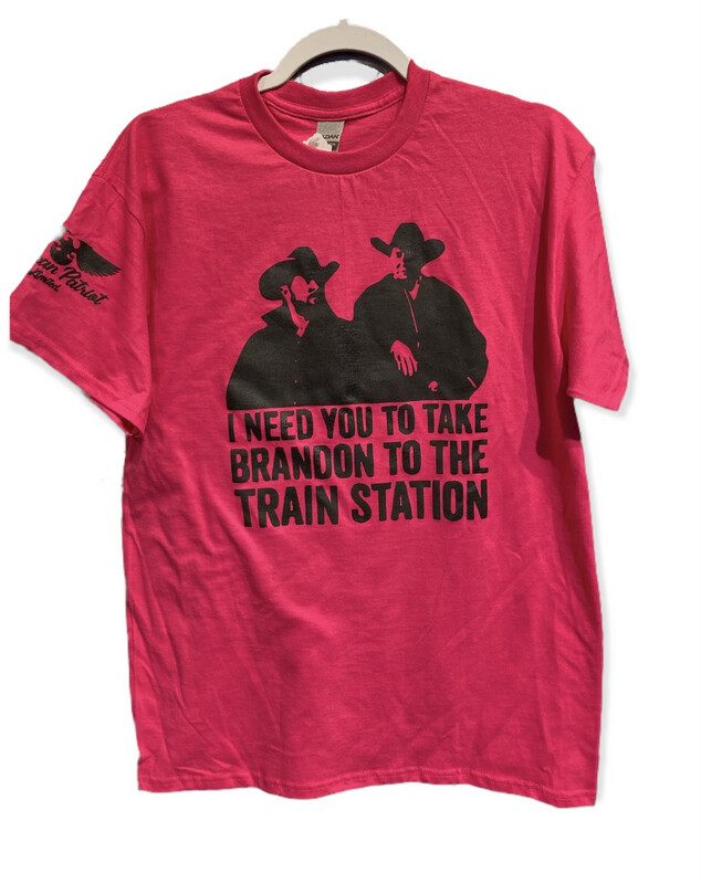 Take Brandon to the Train Station S/S White /Black