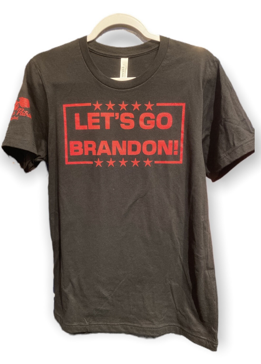 Let's Go Brandon Stars S/S Black w Red