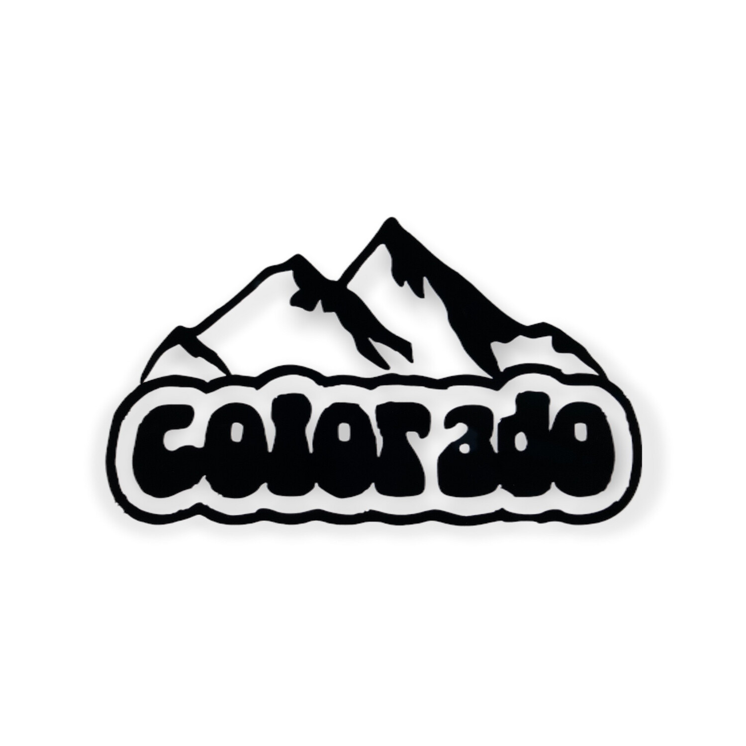 Colorado Mountain Decal