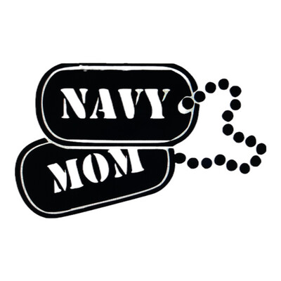 Navy Mom Decal Navy Mom Decal