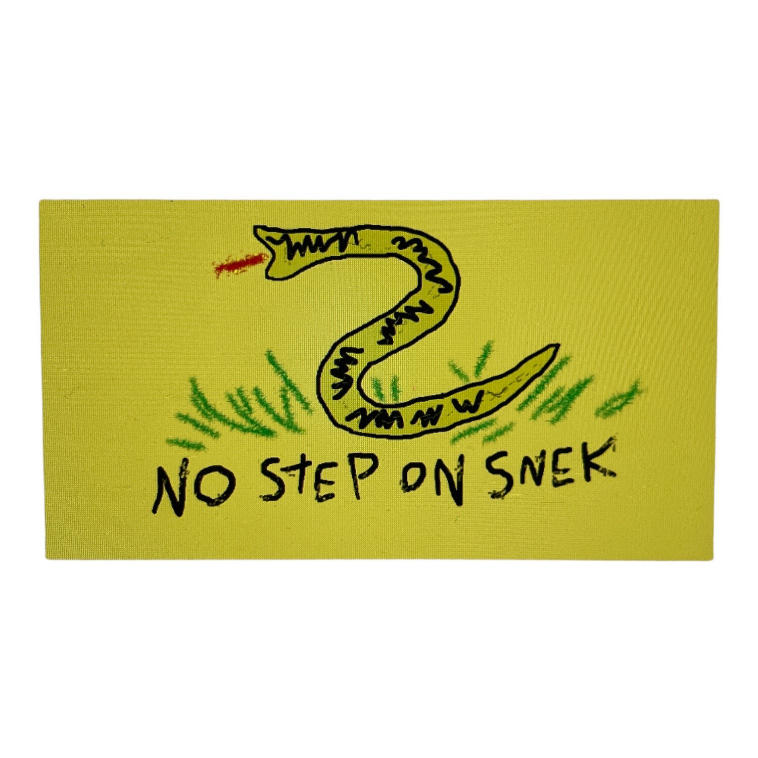 No Step on Snek Sticker