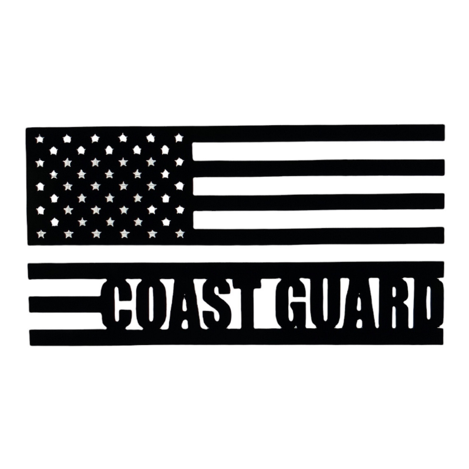 Coast Guard Flag Decal