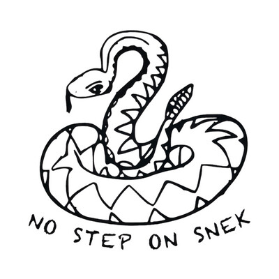 No Step On Snek Decal - Small
