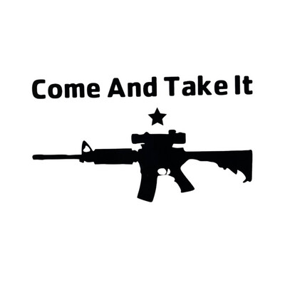 Come and Take it AR Decal 11.5"