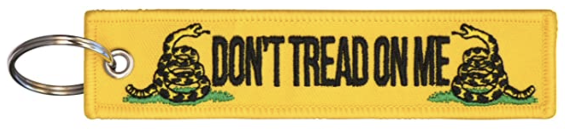 Gadsden Keychain 1"x5"