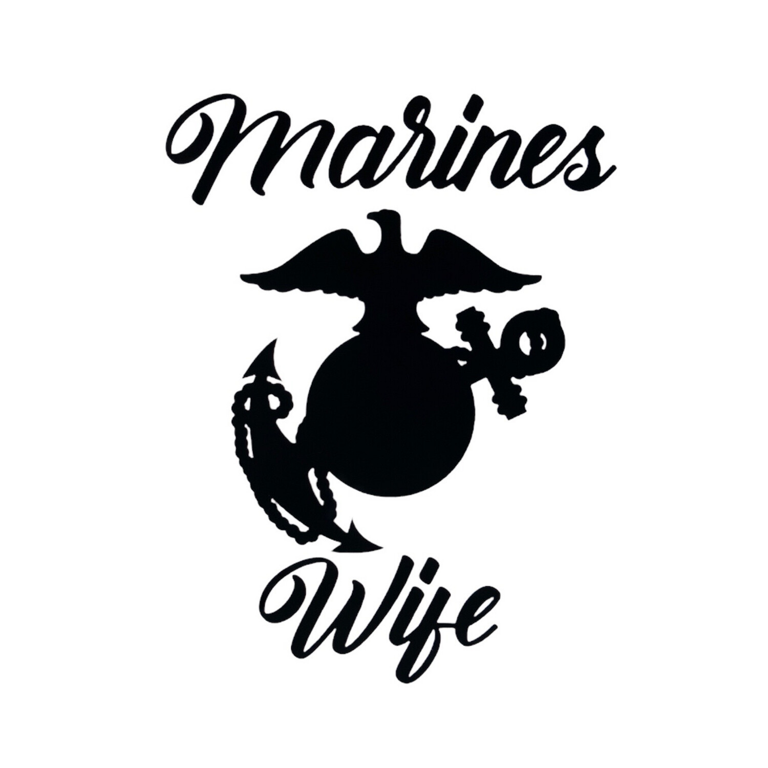 Marines Wife Decal