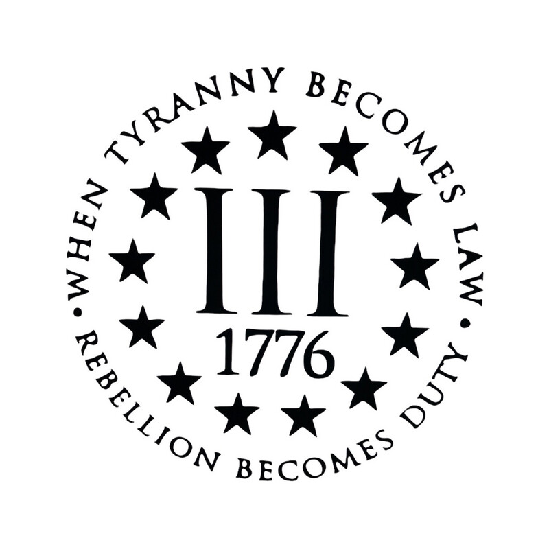 When Tyranny Becomes Decal 11.5"