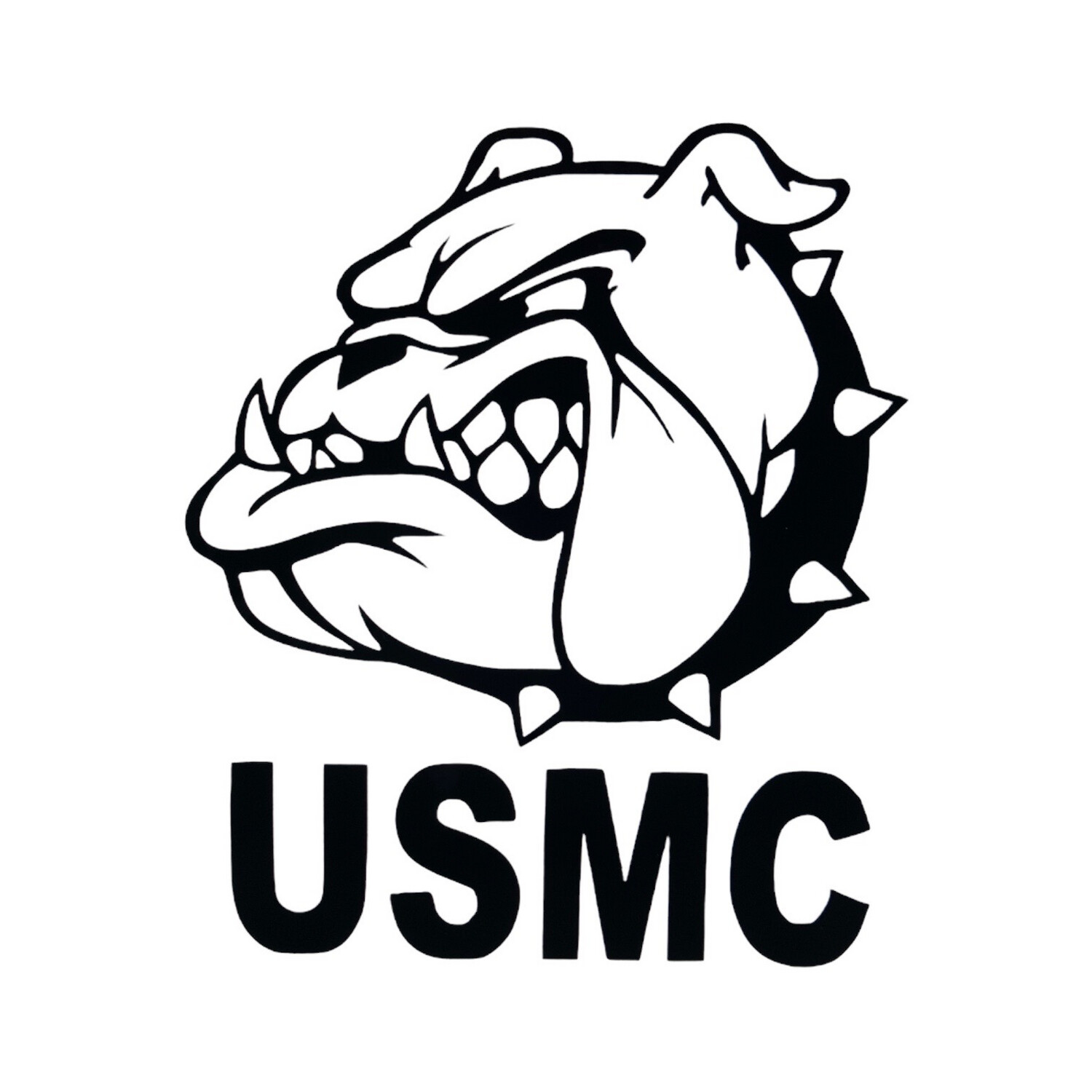 AP USMC Bull Dog Decal