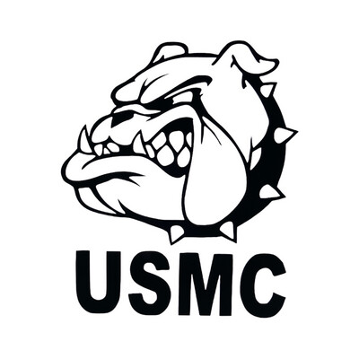 USMC Bull Dog Decal