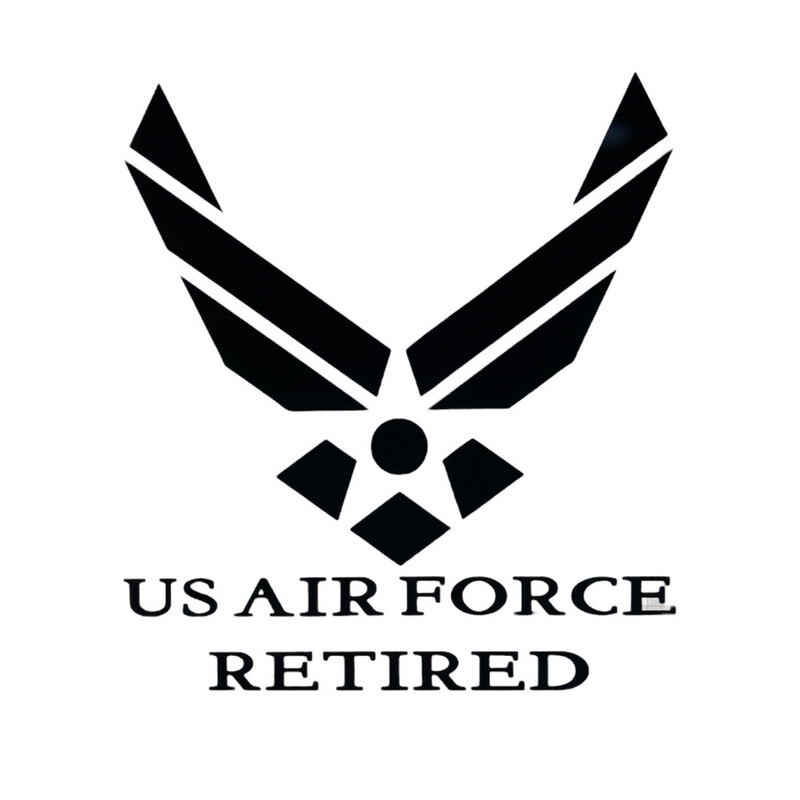 USAF Retired Decal