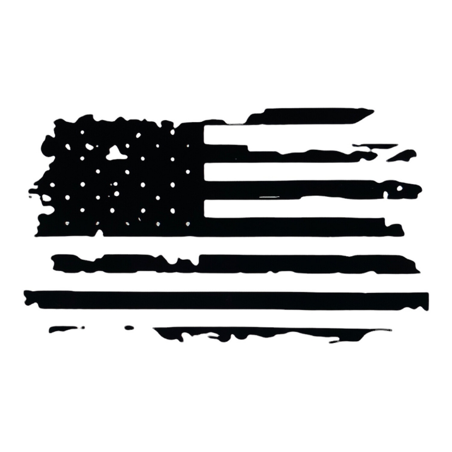 Grunge 5.5x3.5 Flag Decal