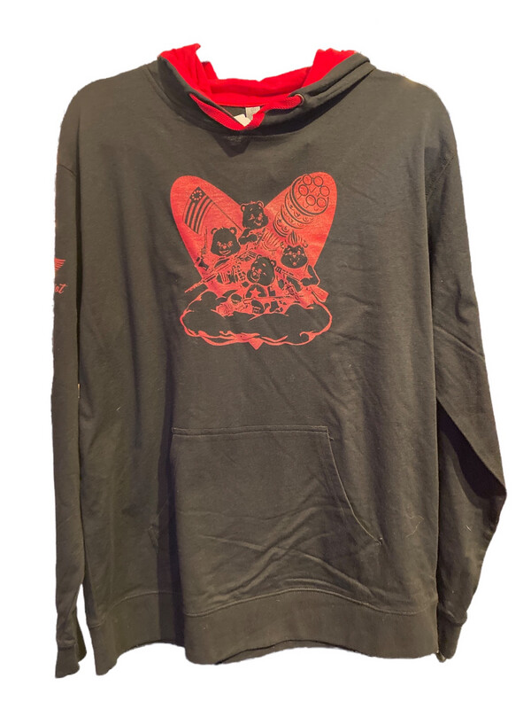 Freedom Bears Hoodie Black/Red SPC Freedom Bears Hoodie Black/Red SPC
