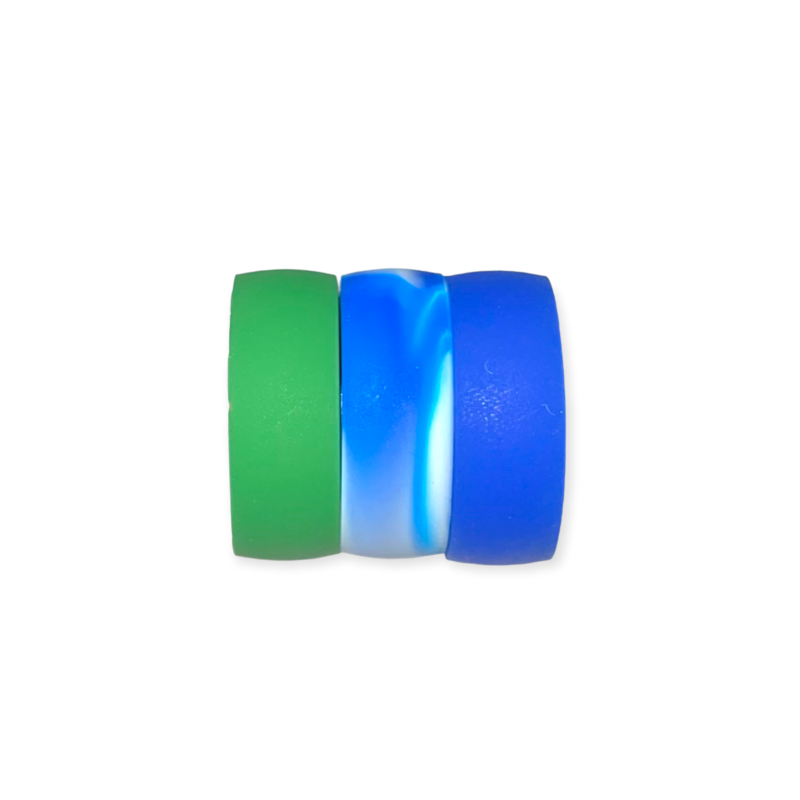 Thick Band Silicon Rings