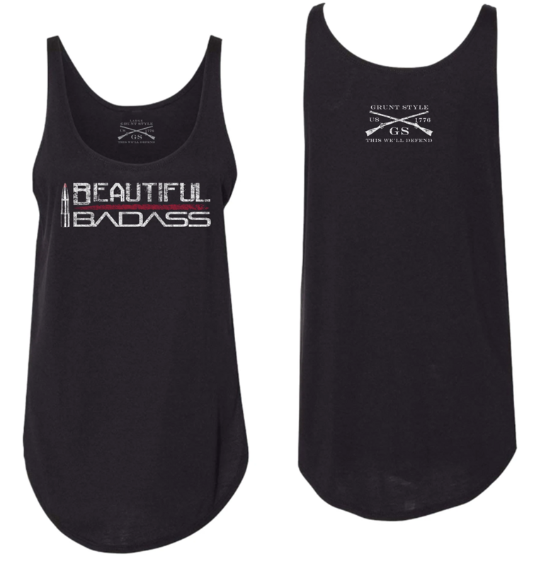 Beautiful  Badass Women's Flowy T/T