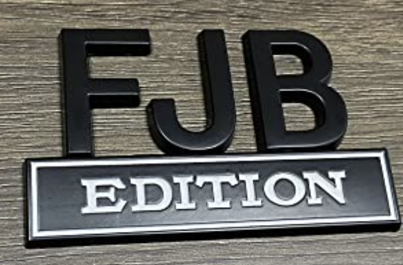 FJB Metal Car Badge  Emblem