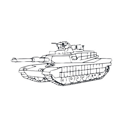 AP Abram Tank Decal