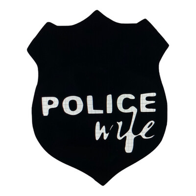 Police Wife Decal