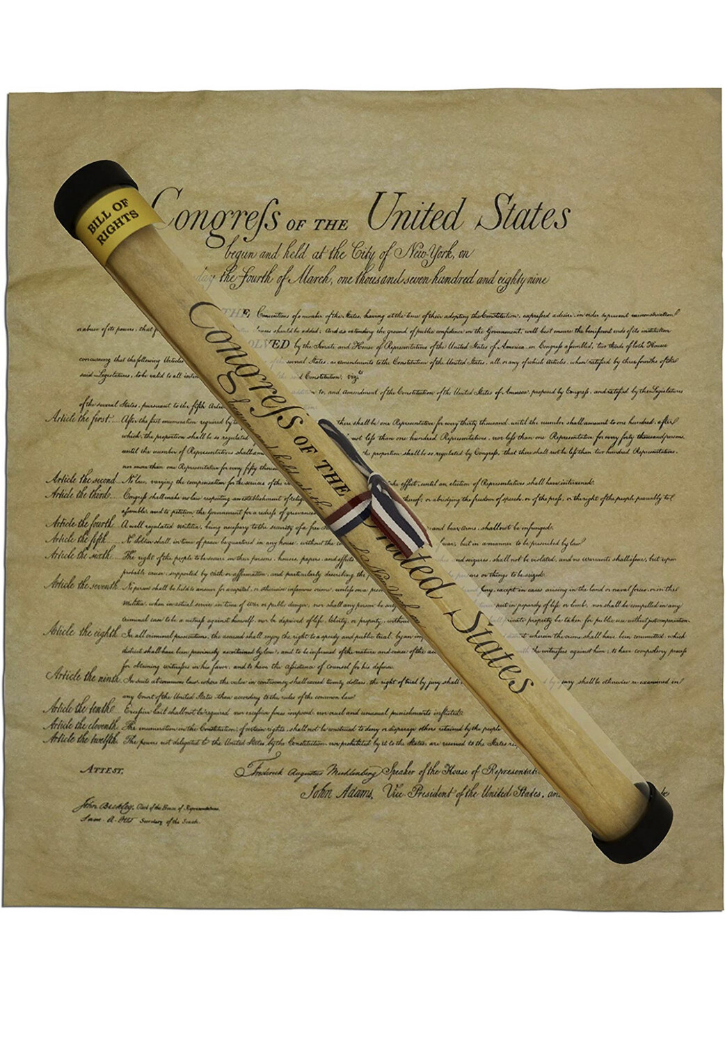 Bill of Rights Full Size Replica - Store - American Patriot Limited