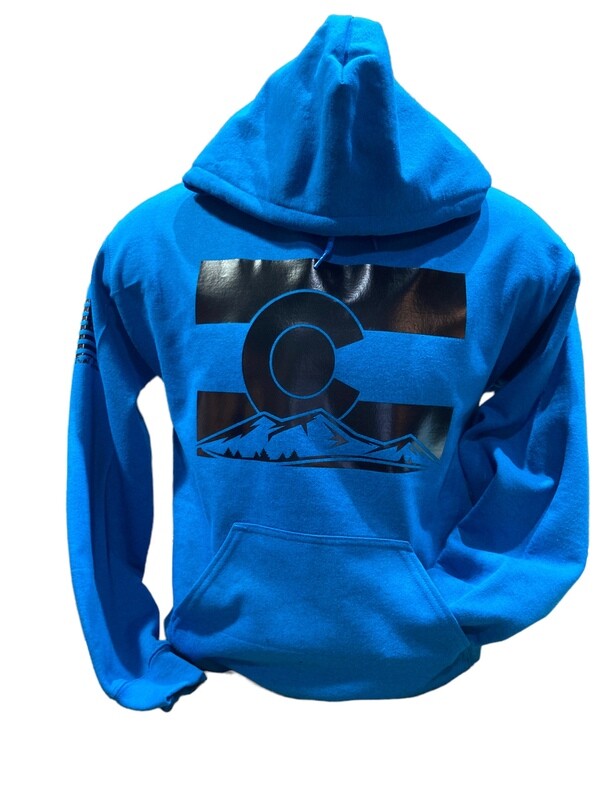 Colorado Black on TRQS Hoodie