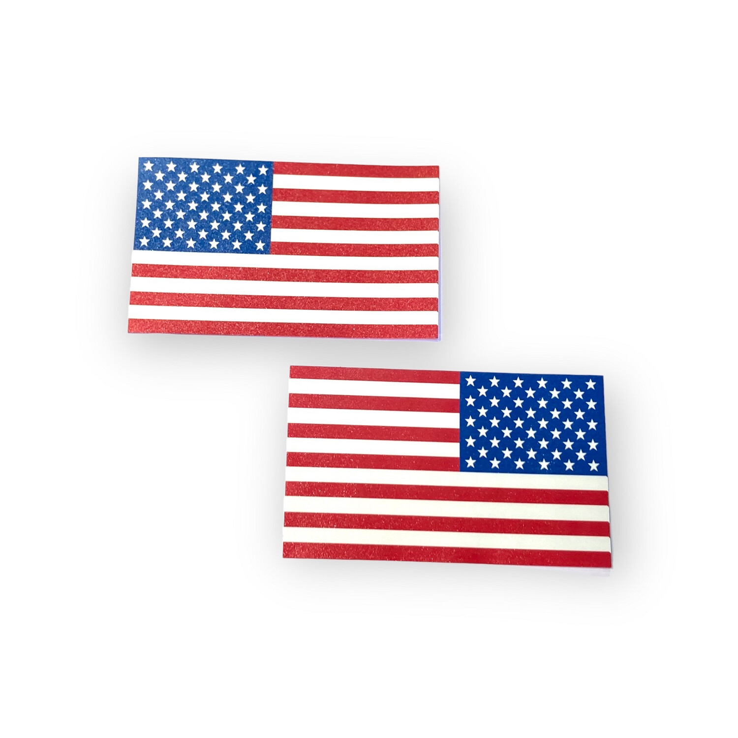 2pack  American Flag Sticker (1Right & 1 Left Facing)