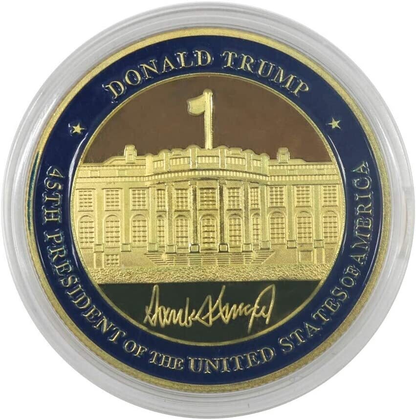 Donald Trump Gold Plated Challenge Coin