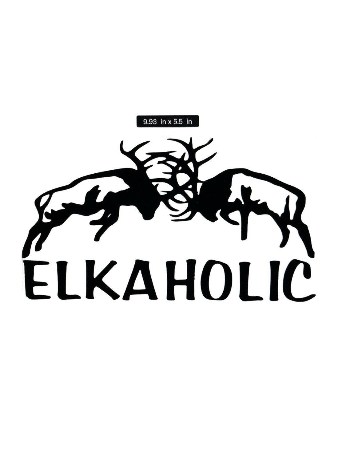 Elkaholic Decal 