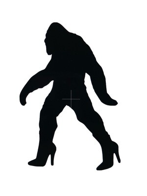 Bigfoot in Heals Decal