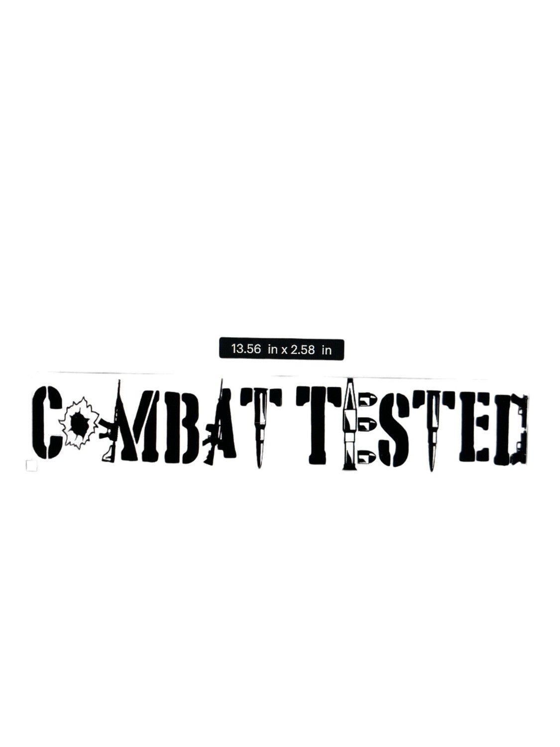 Combat Tested Decal 14