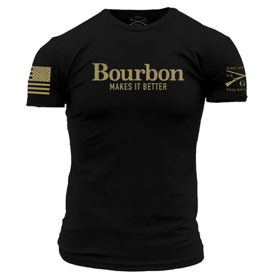 Bourbon Makes It Better Black S/S