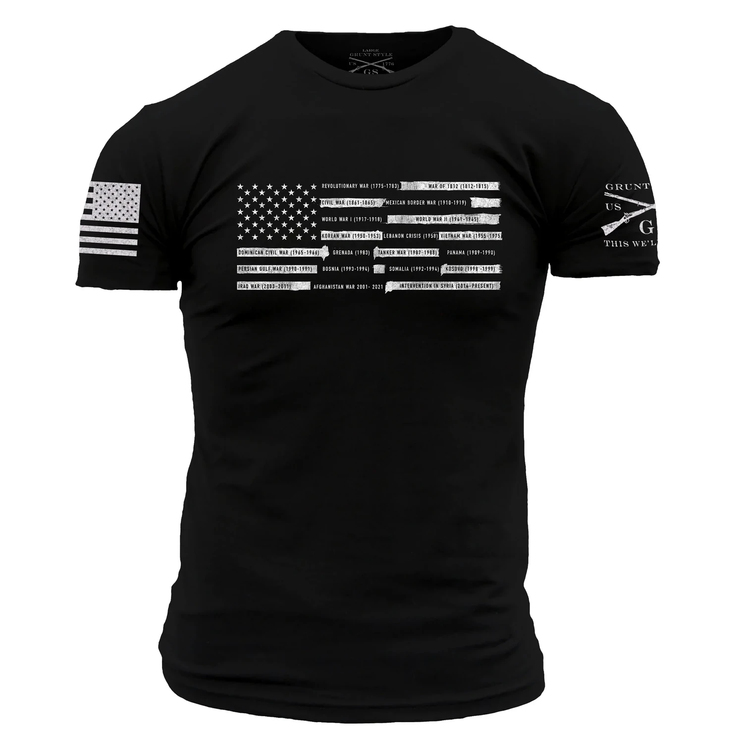 War Flag Black S/S
