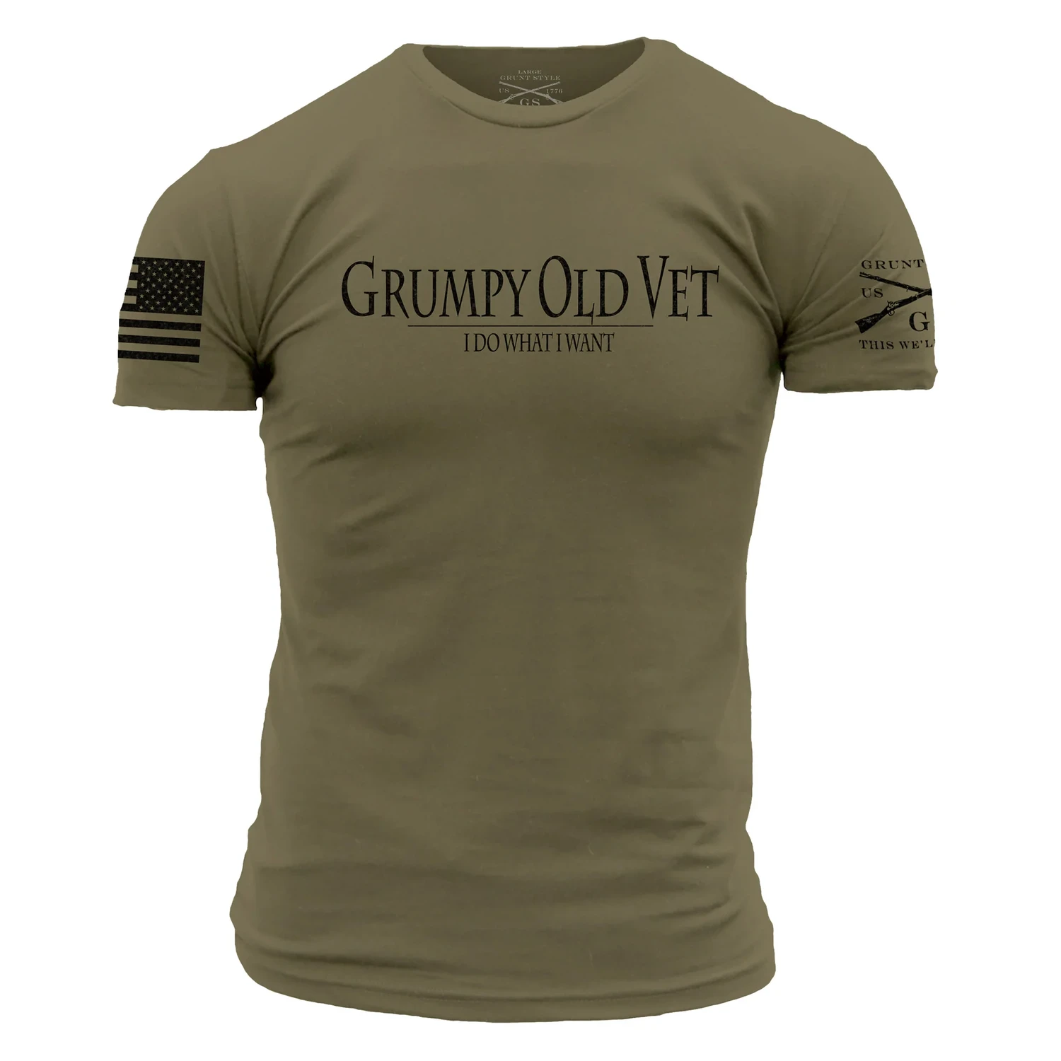 Grumpy Old Vet OD Green S/S
