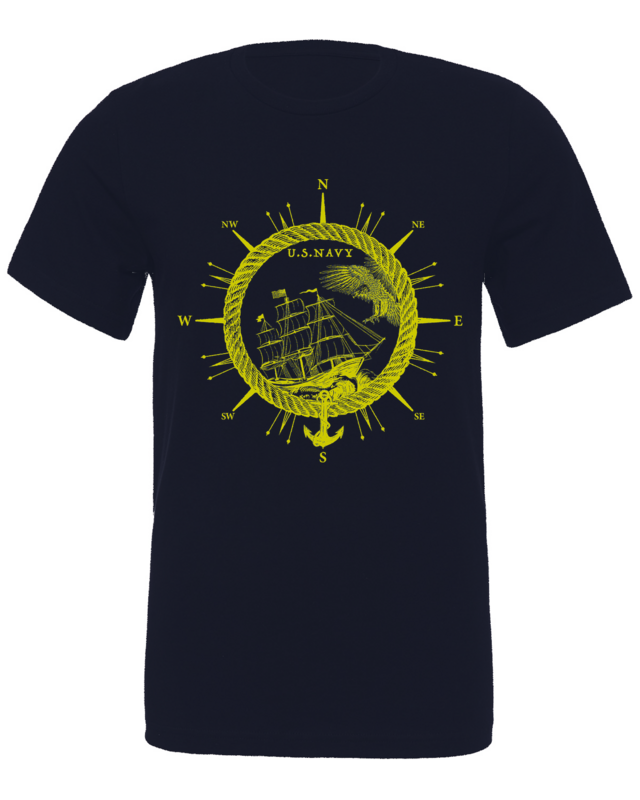 U.S. Navy Compass S/S Blue w/Gold