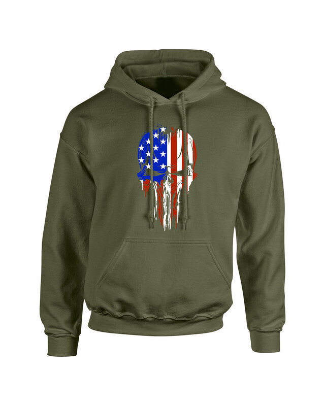 Punisher RWB OD Green Hoodie Punisher RWB OD Green Hoodie