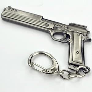 Mini Gun Keychain W/ Latch