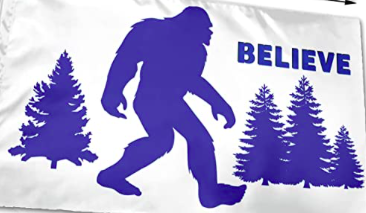 Flags 3X5 Bigfoot Believe (blue)