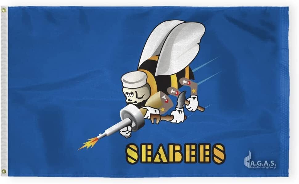 Flags 3X5 Seabees