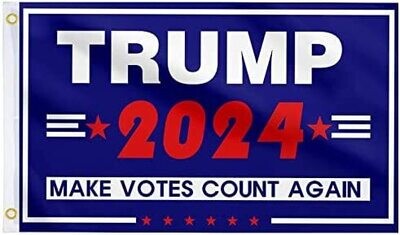 Flags 3X5 Trump 2024 Make Votes Count Again