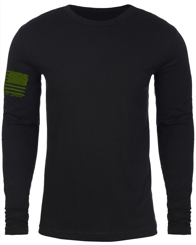 The Squad OD on Black L/S