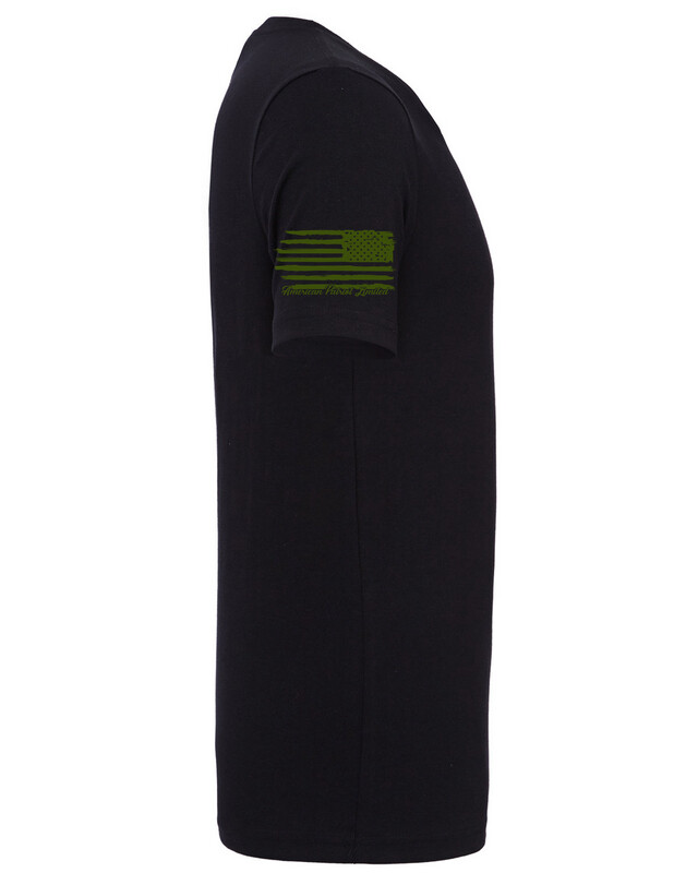 The Squad OD Green on Black S/S