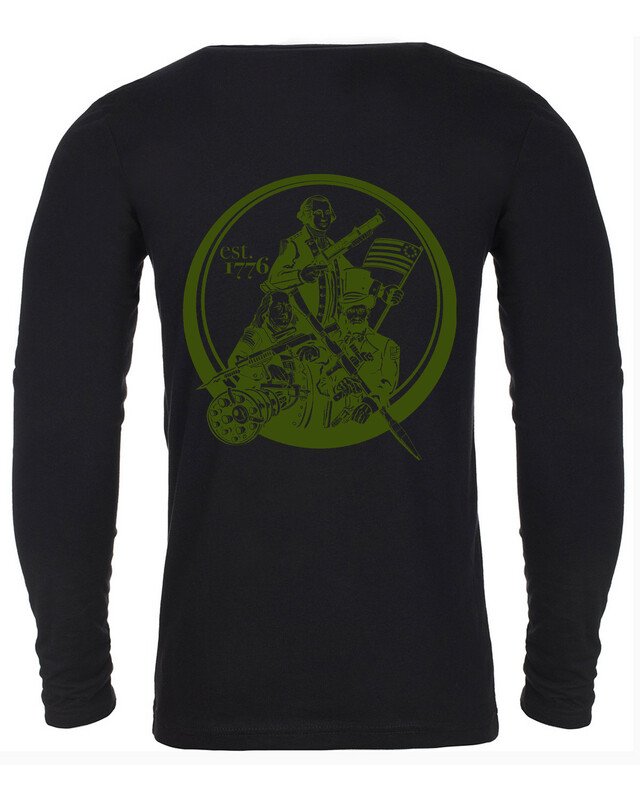 The Squad OD on Black L/S