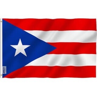 Flags 3x5 Puerto Rico Black/White