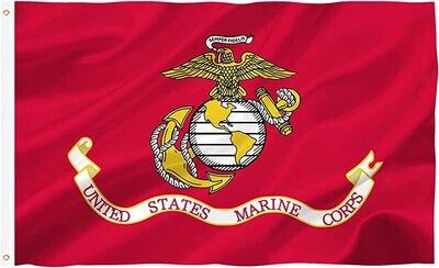 Flags 3X5 USMC with US Flag